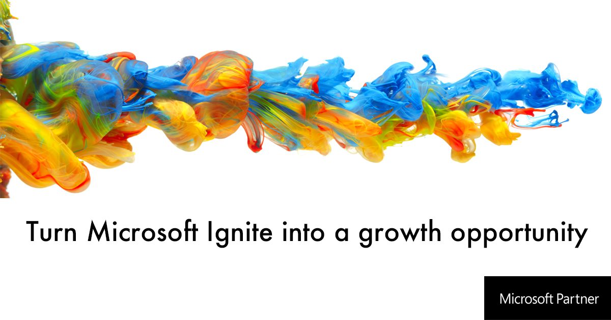 Microsoft ignite banner